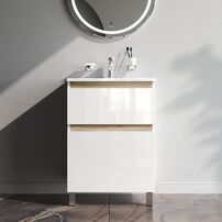 Раковина мебельная AM.PM X-Joy M85AWCC0602WG64 керамическая 60 см встраиваемая_, изображение 4