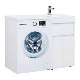 Тумба с раковиной Aquanet Токио 110 R белый (напольная, 1 ящик, 2 дверцы) арт. 00239207_