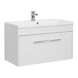 Тумба с раковиной Aquanet Августа 100 белый арт. 00225443_