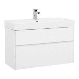 Тумба с раковиной Aquanet Бруклин 100 белый арт. 00212599_