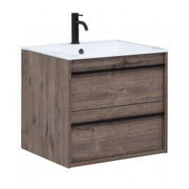 Тумба с раковиной Aquanet Lino 60 Дуб Веллингтон арт. 00271944_