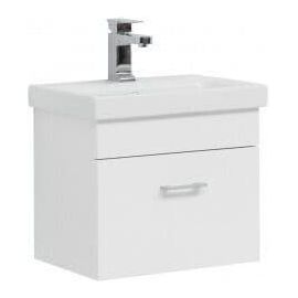 Тумба с раковиной Aquanet Нота 50 (Moduo Slim) белый арт. 00254064_