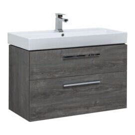 Тумба с раковиной Aquanet Nova 90 дуб рошелье (2 ящика) арт. 00245257_