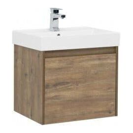 Тумба с раковиной Aquanet Nova Lite 60 дуб рустикальный (1 ящик) арт. 00254694_