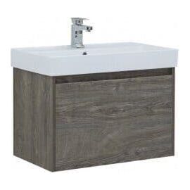 Тумба с раковиной Aquanet Nova Lite 75 дуб рошелье (1 ящик) арт. 00245242_