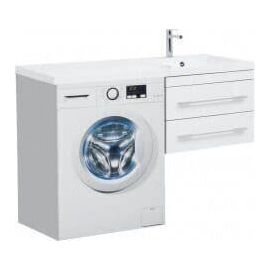 Тумба с раковиной Aquanet Верона 120 R белый (подвесная, 2 ящика) арт. 00239946_