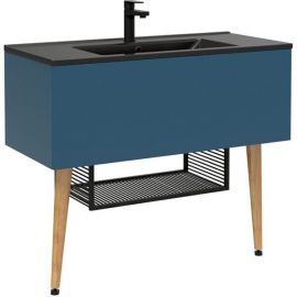 Тумба с раковиной Creavit Zeon 100 ZE0100.00.MM+SU100.6_