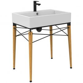 Тумба с раковиной Creavit Legno LG0070.01.KN+NX270_