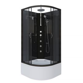 Душевая кабина Niagara Classic NG-6508-14BKTG 900х900х2100-2400_