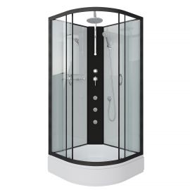 Душевая кабина Niagara Classic NG-6703-14BKTG 800х800х2100-2400_