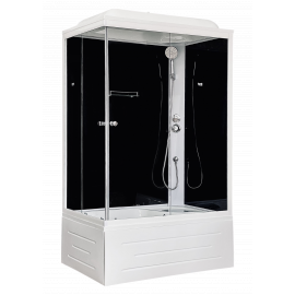 Душевая кабина Royal Bath  RB 8100BP5-BT (черное/прозрачное) правая_