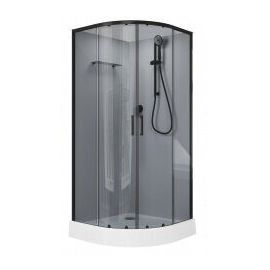 Душевая кабина Aquanet Passion EVO R black 90x90 набор 3_