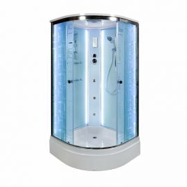 Душевая кабина Deto EM2790 LED с гидромассажем_