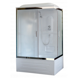 Душевая кабина Royal Bath 8100BP1-M-CH (матовое) левая 100x80x217_