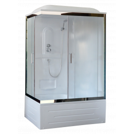 Душевая кабина Royal Bath 8100BP1-M-CH (матовое) правая 100x80x217_