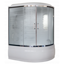 Душевая кабина Royal Bath 150ALP-C-CH (матовое) левая 150x100x225_