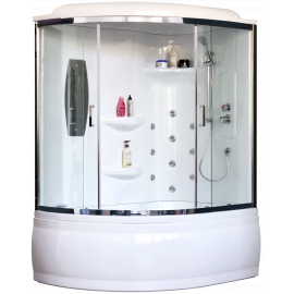 Душевая кабина Royal Bath 150ALP-T-CH (прозрачное) правая 150x100x225_