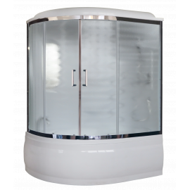 Душевая кабина Royal Bath 170ALP-C-CH (матовое) правая 170x100x225_