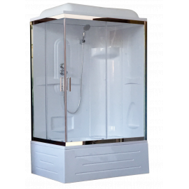 Душевая кабина Royal Bath 8100BP1-T-CH (прозрачное) правая 100x80x217_