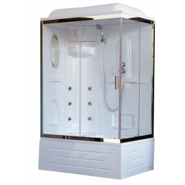 Душевая кабина Royal Bath 8100BP2-T-CH (прозрачное) левая 100x80x217_