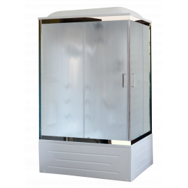 Душевая кабина Royal Bath 8100BP2-M-CH (матовое) левая 100x80x217_