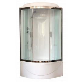 Душевая кабина Royal Bath 90BK1-T-CH (прозрачное) 90x90x217_