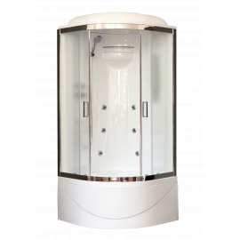 Душевая кабина Royal Bath 90BK2-M-CH (матовое) 90x90x217_