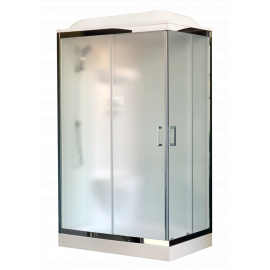 Душевая кабина Royal Bath 8120HP6-WC-CH (белое/матовое) левая 120x80x217_