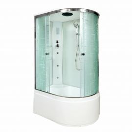 Душевая кабина Deto EM 4512 L с гидромассажем и электрикой_