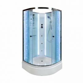 Душевая кабина Deto EM2780 N LED с гидромассажем_