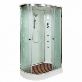 Душевая кабина Deto EM 1511 R с гидромассажем и электрикой_