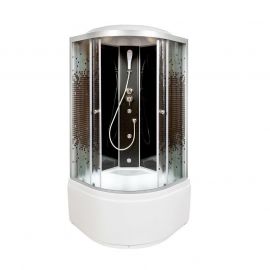 Душевая кабина Deto L810 с гидромассажем BLACK_