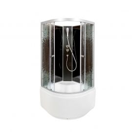 Душевая кабина Deto L810 N без крыши BLACK_
