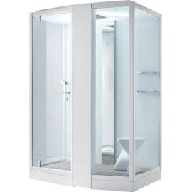 Душевая кабина Orans SR-89102RS белая, с баней_
