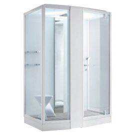 Душевая кабина Orans SR-89102LS белая, с баней_