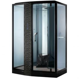 Душевая кабина Orans SR-89105LS черная, с баней_