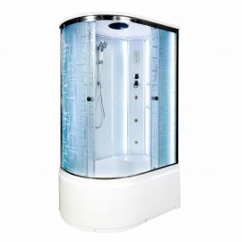 Душевая кабина Deto EM4511 R LED с гидромассажем_