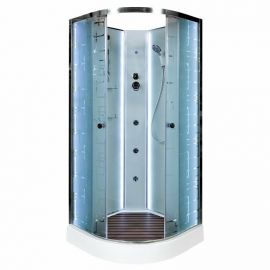 Душевая кабина Deto EM1580 N LED с гидромассажем_
