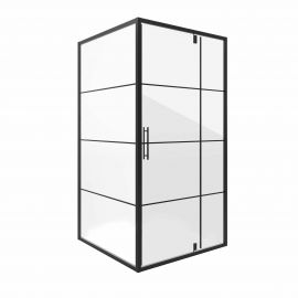 Душевой уголок Niagara Nova NG-0280-08 BLACK 800х800х1900_