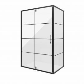 Душевой уголок Niagara Nova NG-0220-08 BLACK 1200х800х1900_