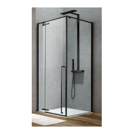 Душевой уголок Aquanet Ideal AE-AXC94MB-S-B 1400x900, прозрачное стекло_