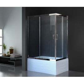 Душевой угол Royal Bath 8100BP-T-CH (прозрачное) левый_