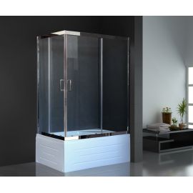 Душевой угол Royal Bath 8100BP-T-CH (прозрачное) правый_