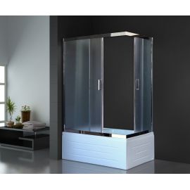 Душевой угол Royal Bath 8100BP-C-CH (матовое) левый_