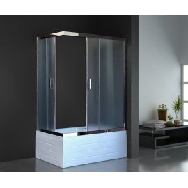 Душевой угол Royal Bath 8100BP-C-CH (матовое) правый_