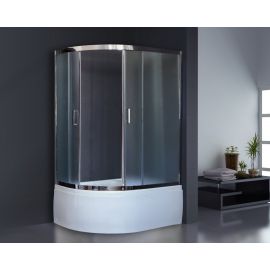 Душевой угол Royal Bath 8120BK-C-CH 120x80x200 (матовое) правый_