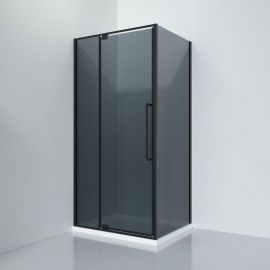 Душевой уголок Black&White S812 BG 100х100х195_