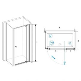 Душевой уголок RGW PA-44B (PA-02B + Z-050-1B) 04084487-014_