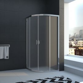 Душевой уголок Veconi Rovigo 80x80x185 стекло рифленое профиль хром RV01-80PL-02-19C1_