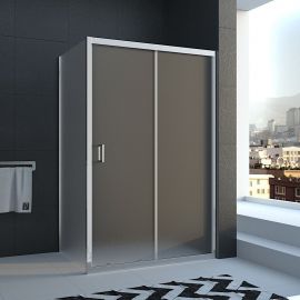 Душевой уголок Veconi Rovigo 120х100х185 стекло рифленое профиль хром RV046-120100PR-02-19C1_